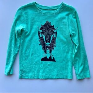 Tea Collection boys long sleeve shirt size: 3